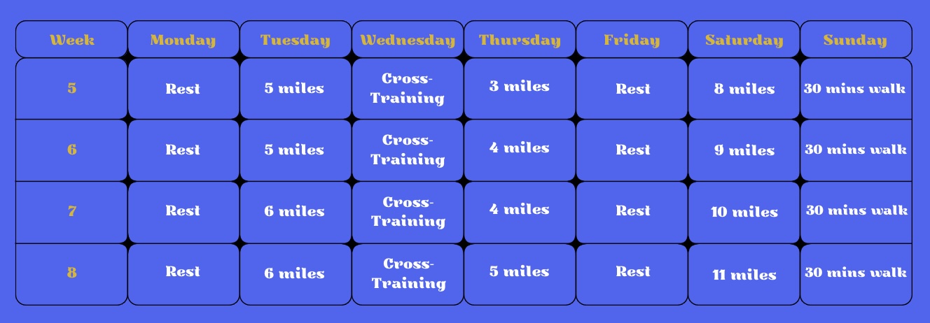 Training for Your First Half Marathon 12-Week Training Plan 5-8