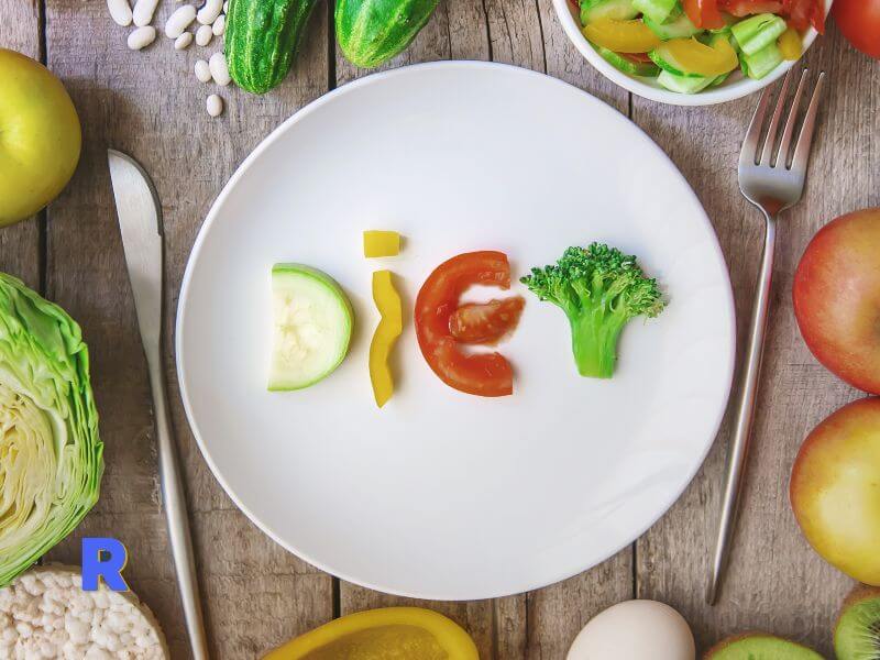 proper diet and running routines